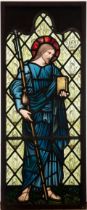 SIR EDWARD BURNE-JONES (1833-1898) St. Jamescirca 1880for William Morris & Co, leaded and enamel...