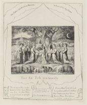 BLAKE, WILLIAM. 1757-1827. Illustrations to the Book of Job. The Engravings and related material...