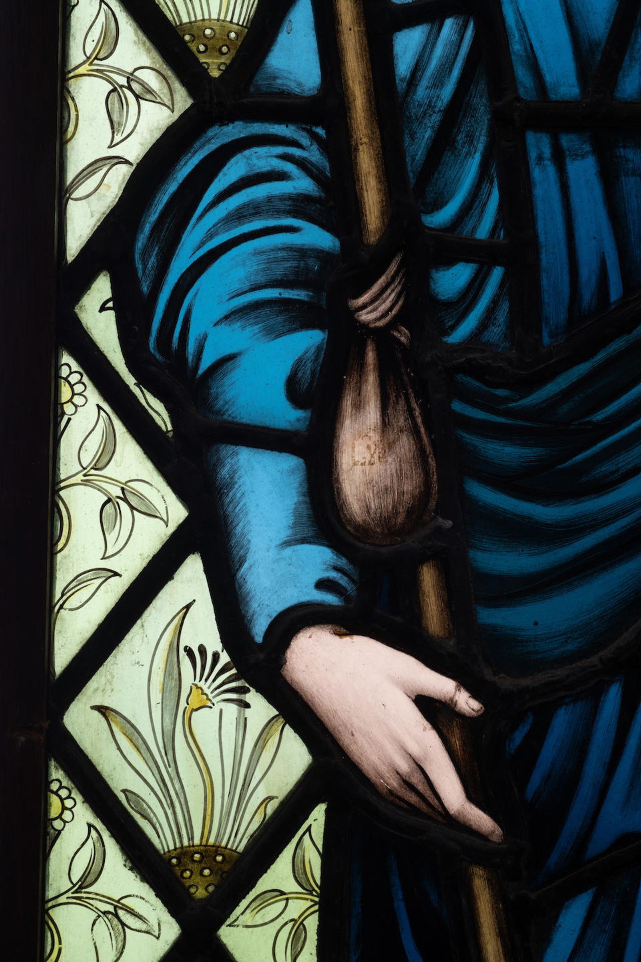 SIR EDWARD BURNE-JONES (1833-1898) St. Jamescirca 1880for William Morris & Co, leaded and enamel... - Bild 4 aus 6