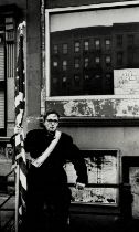 William Klein (1928-2022); 'Rolled Up Flag, New York';