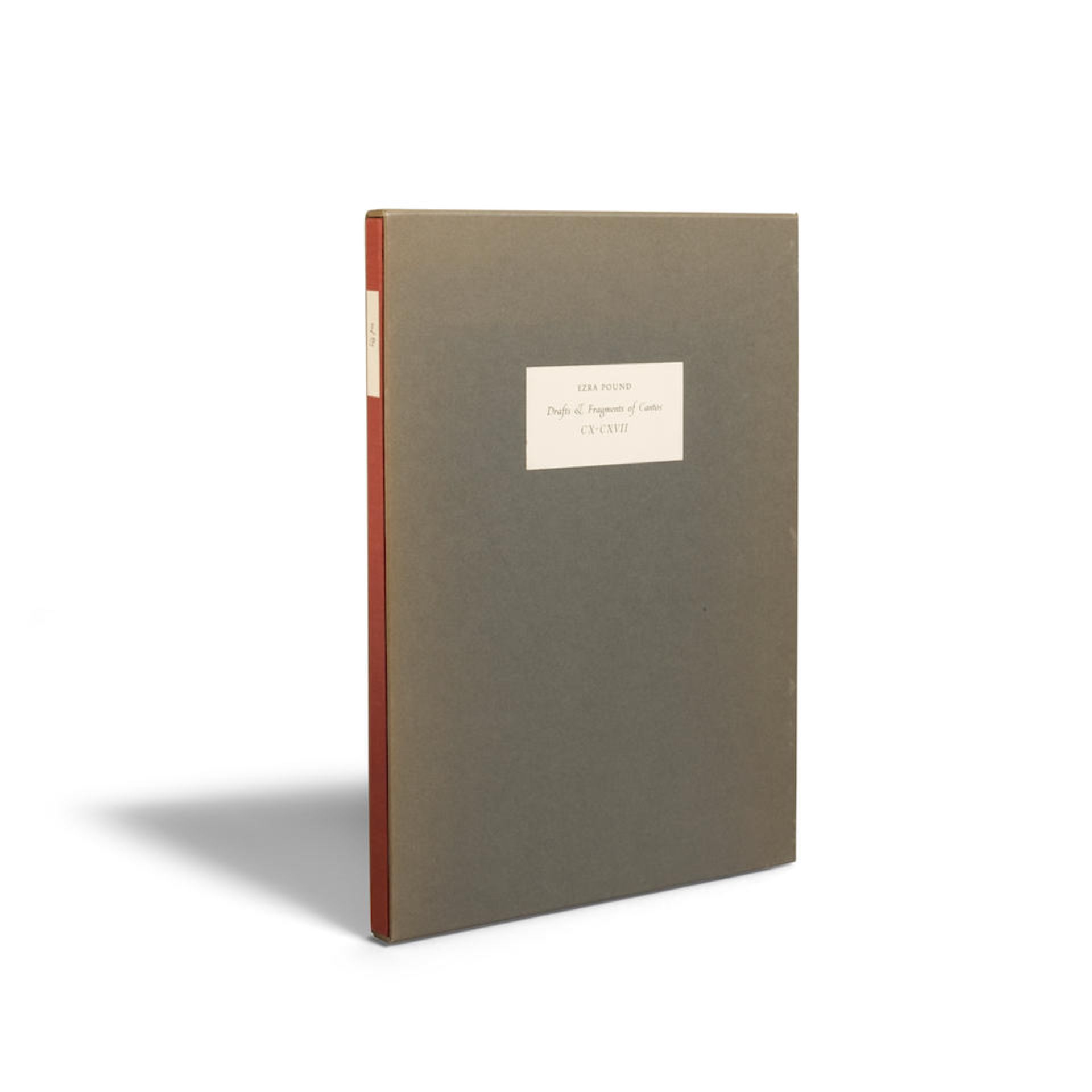 POUND, EZRA. 1885-1972. Drafts and Fragments of Cantos CX-CXVII. [New York] New Directions & the... - Image 2 of 2