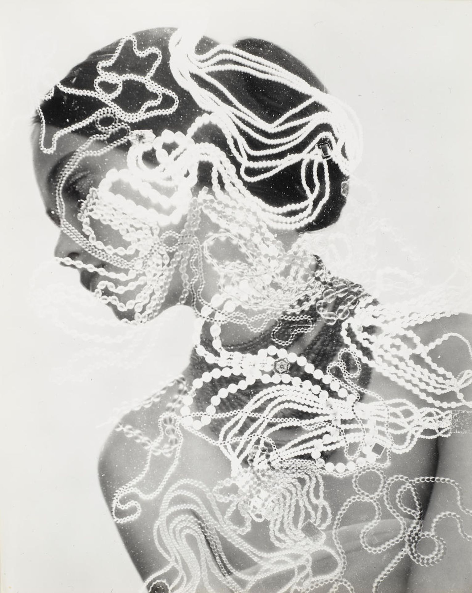 Herbert Matter (1907-1984); Untitled (Woman with Beads);
