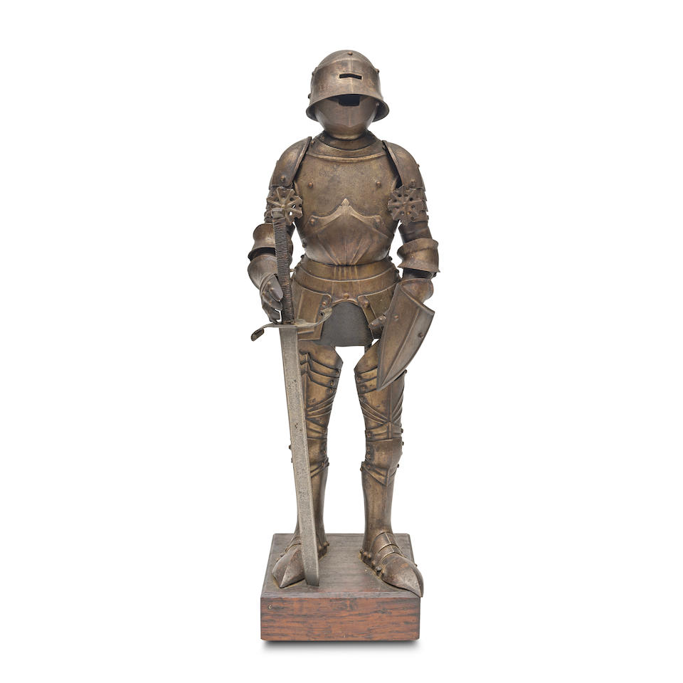 A Miniature Full Armour In German Gothic Style