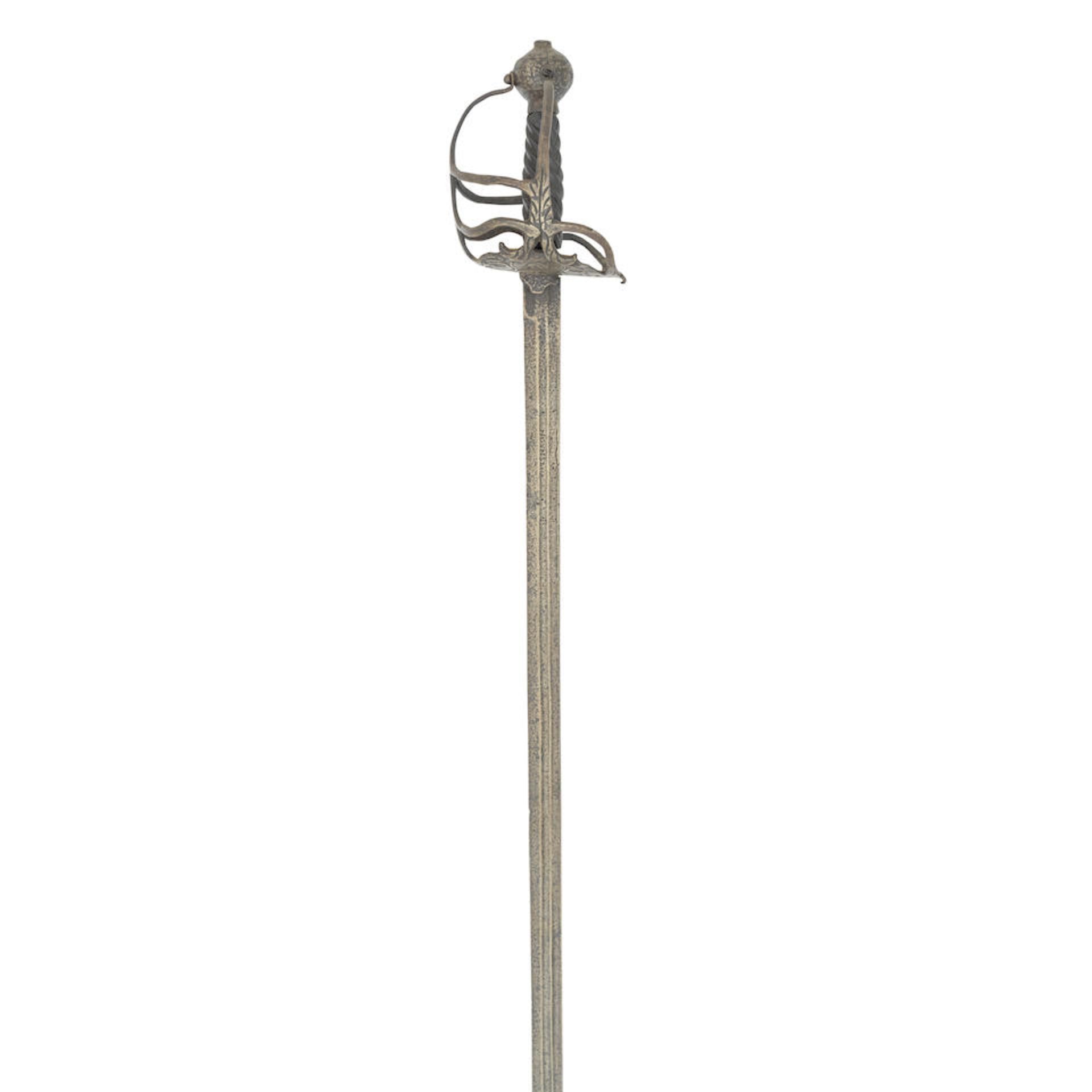 An English 'Mortuary' Hilted Backsword