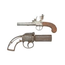 A 54-Bore Flintlock Box-Lock Pocket Pistol