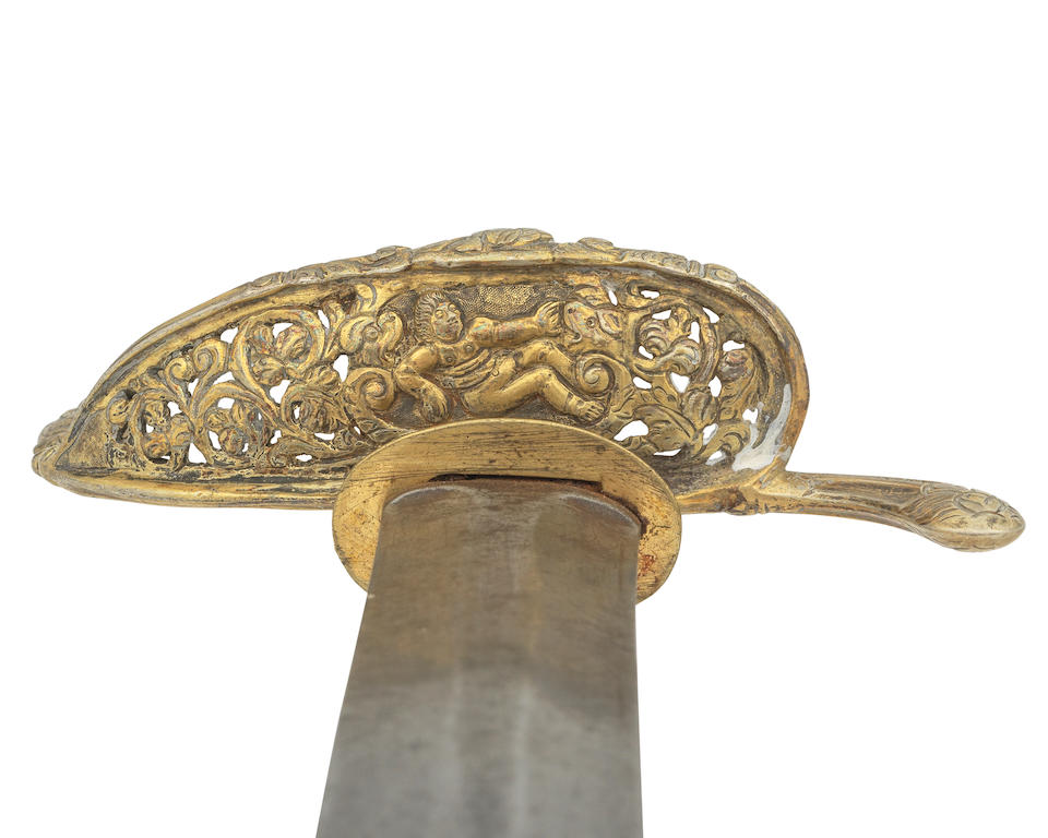 A Rare English Silver-Gilt Hilted Small-Sword - Bild 2 aus 2