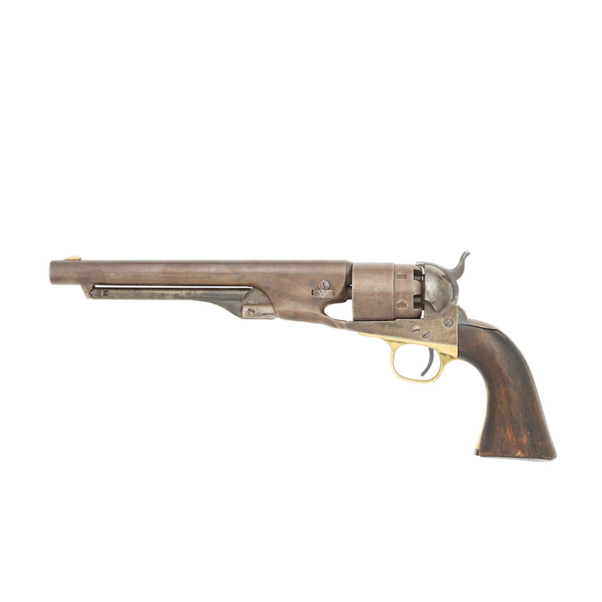 A Colt 1860 Model Army Percussion Revolver