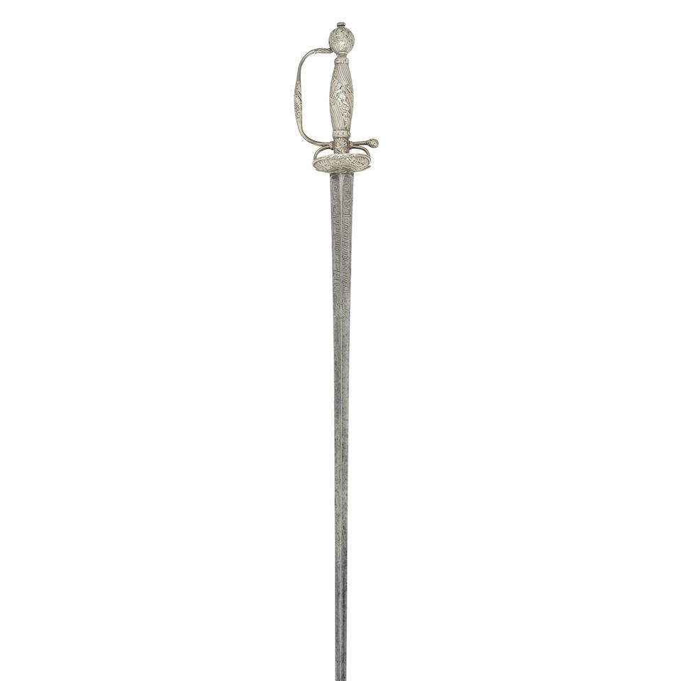 A French Silver-Hilted Small-Sword