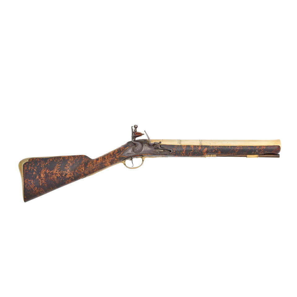 A Fine Brass-Barrelled Flintlock Blunderbuss