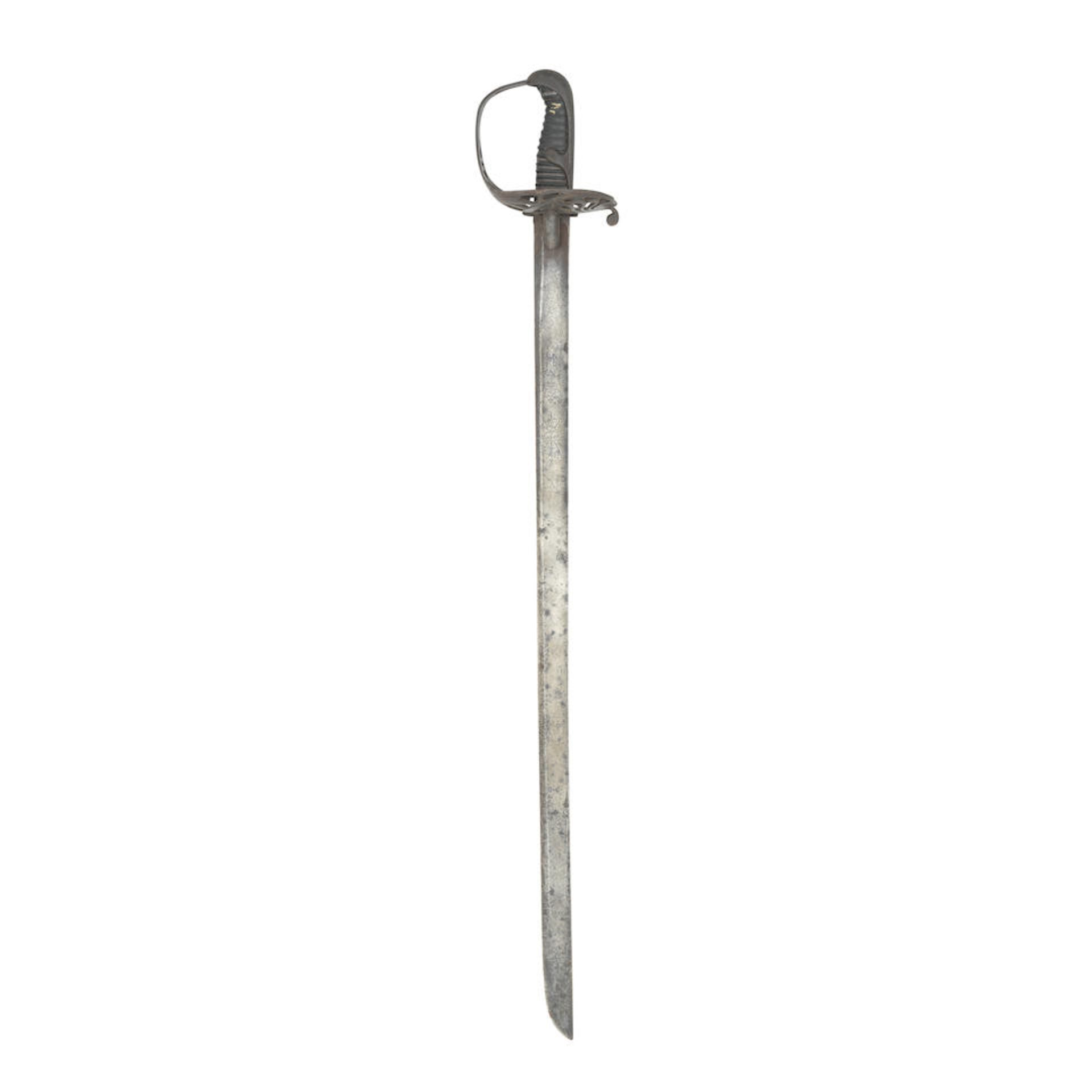 A 1796 Pattern Heavy Cavalry Officer's Undress Sword