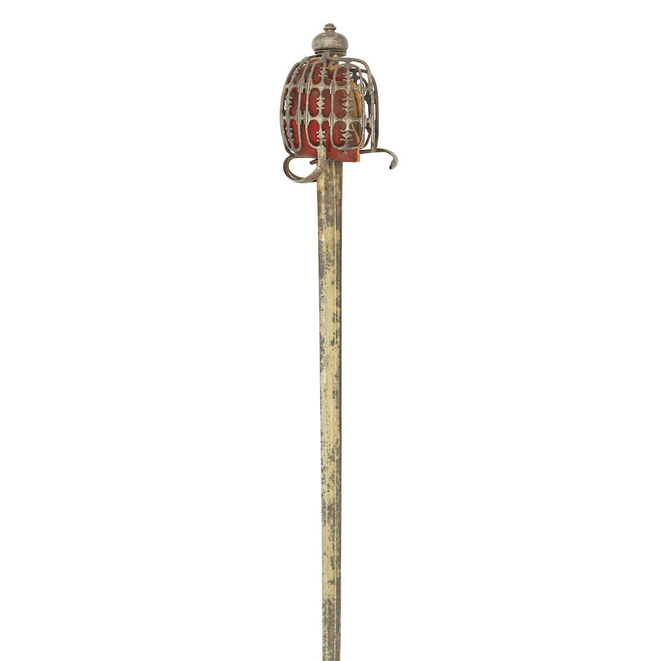 A Fine Military Officer's Basket-Hilted Backsword Of So-Called 'Pinch Of Snuff' Type - Image 3 of 3