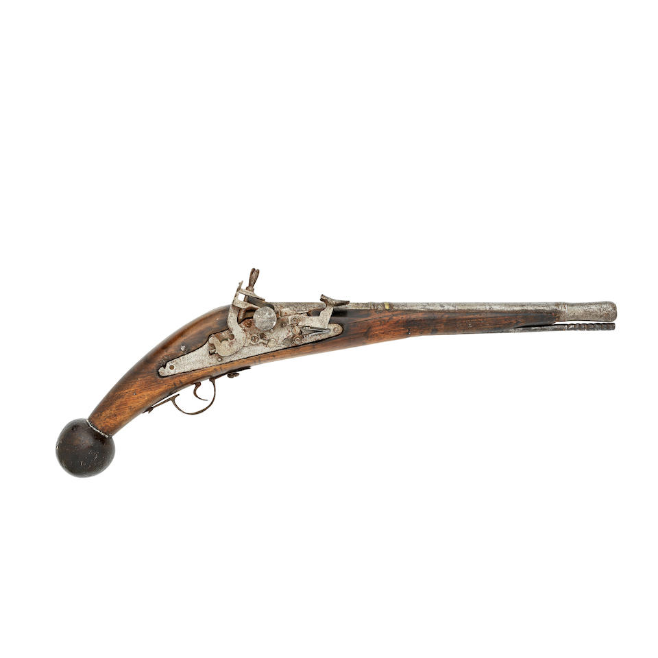 A Very Rare English 25-Bore Snaphaunce Pistol