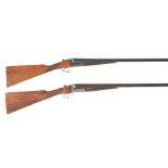 Two 12-bore boxlock guns by Cogswell & Harrison, the first a 'Avant Tout' assisted-opening eject...