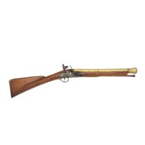 A Brass-Barrelled Flintlock Blunderbuss