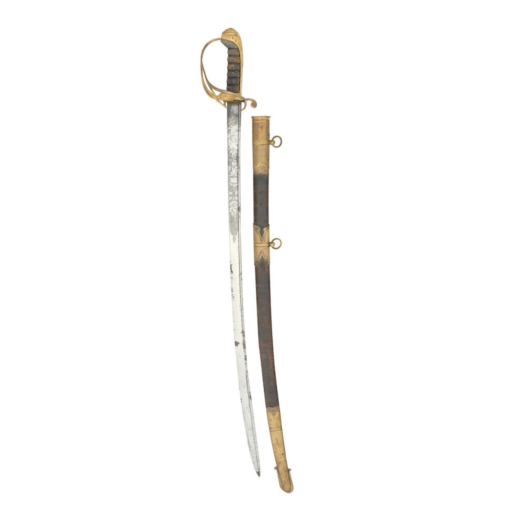 A Rare 1822 Pattern British Officer's Sword Of The Spanish Auxiliary Legion, Reign Of Queen Isab...