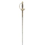 A Continental Small-Sword With Silver-Gilt Hilt