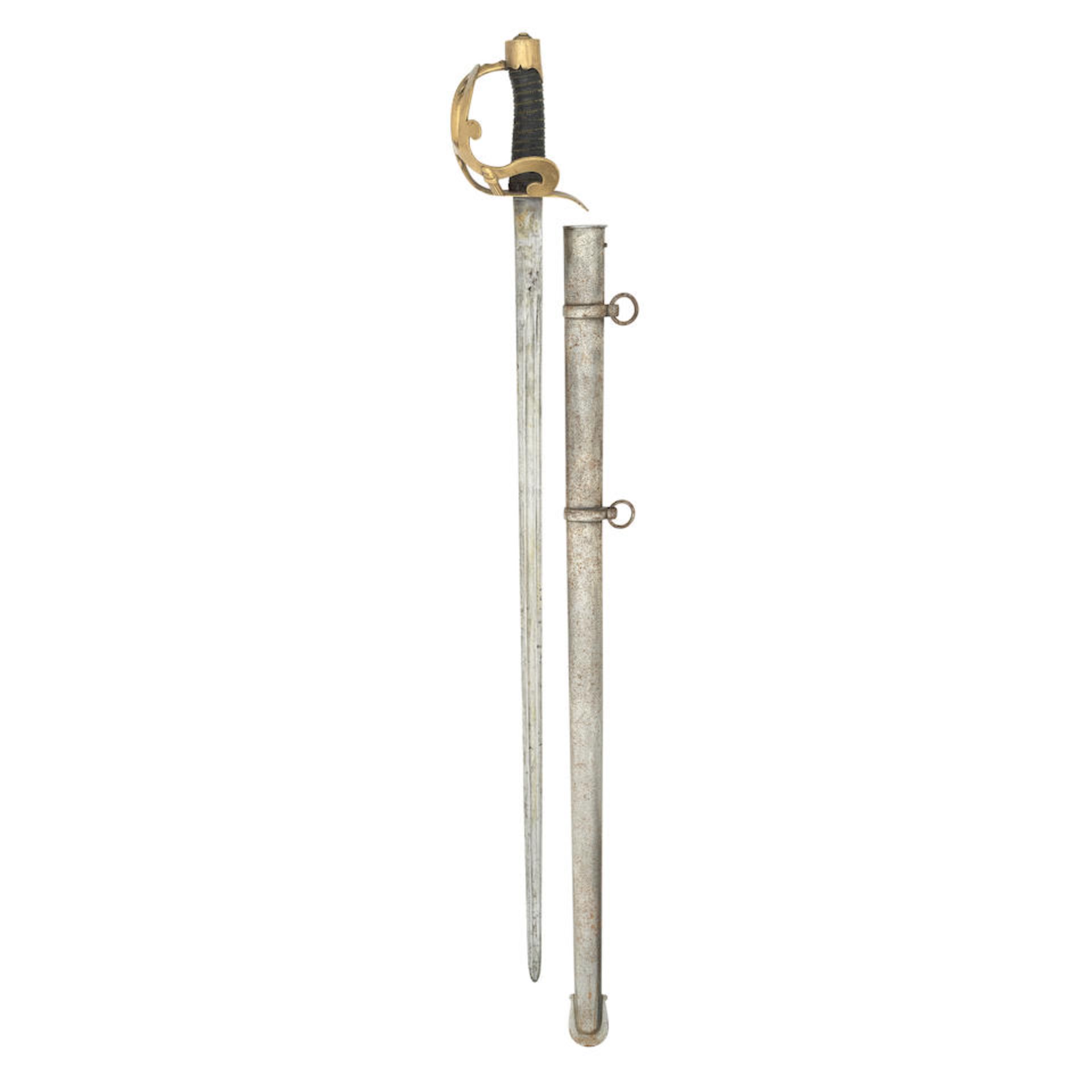 A French Revolutionary Period Heavy Cavalry Officer's Sword
