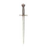 A Rare Saxon Silver-Mounted Left-Hand Dagger