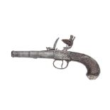 A 54-Bore Flintlock Box-Lock Pocket Pistol