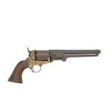 A Very Rare Griswold & Gunnison Percussion Six-Shot Revolver Of Colt 1851 Model Type
