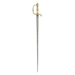 A Rare English Silver-Gilt Hilted Small-Sword