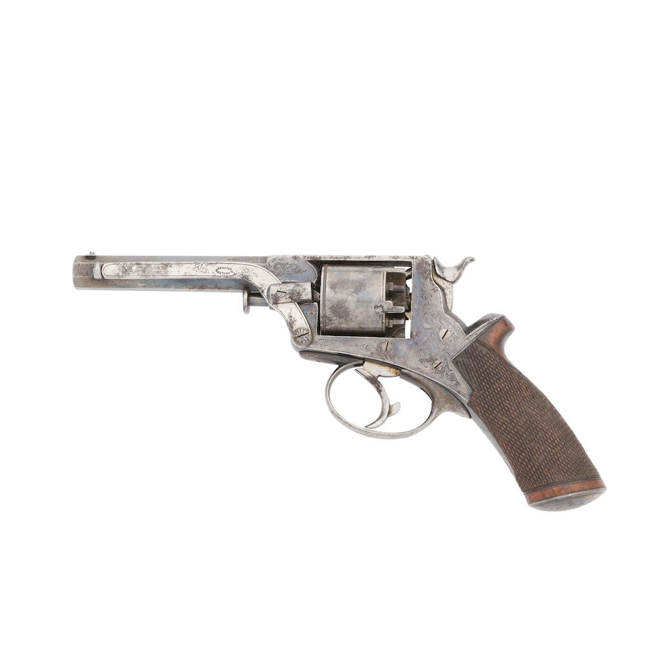 A 120-Bore Percussion Tranter Patent Double-Action Five-Shot Revolver