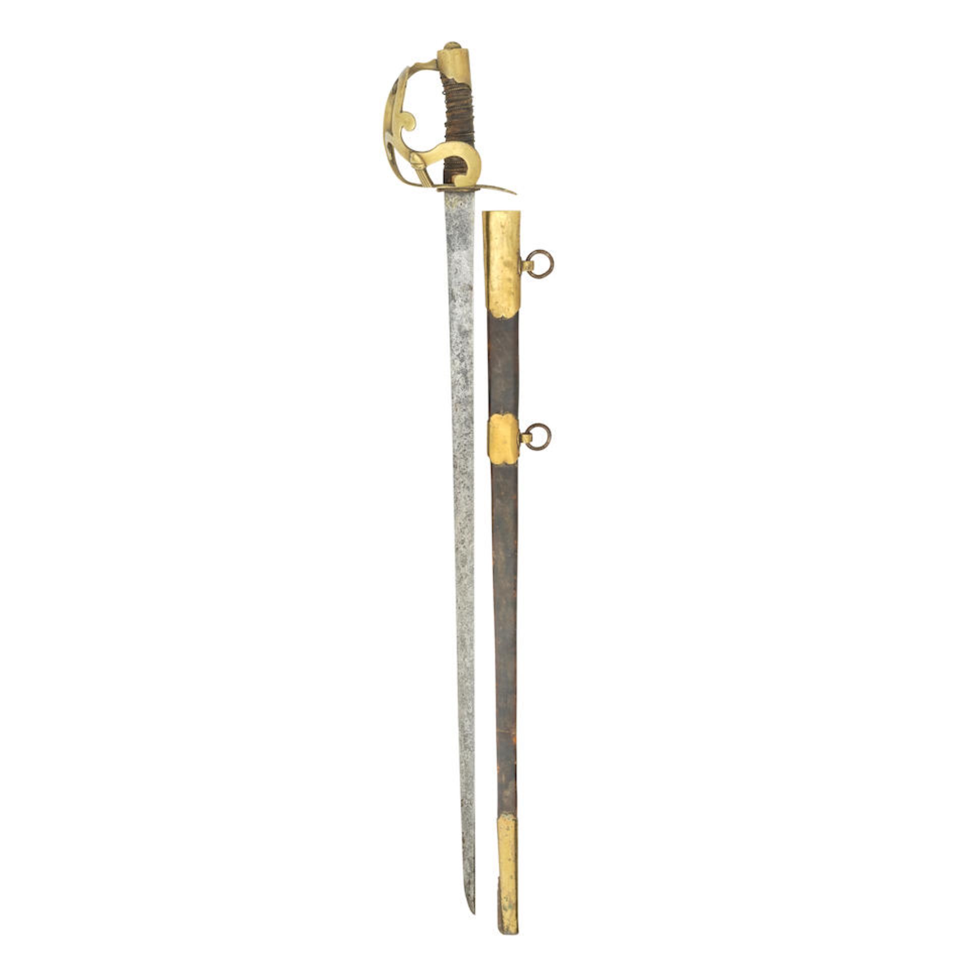 A French Revolutionary Period Heavy Cavalry Officer's Sword