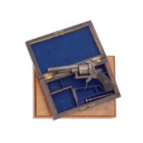 A Liège Pin-Fire Pocket Revolver Of Small Bore