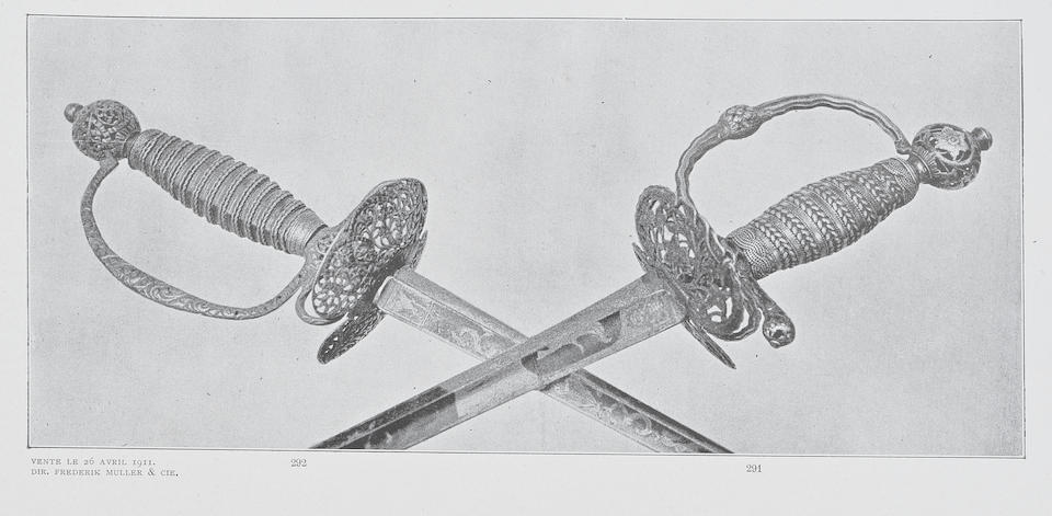 A Continental Small-Sword With Parcel-Gilt Silver Hilt - Bild 2 aus 2