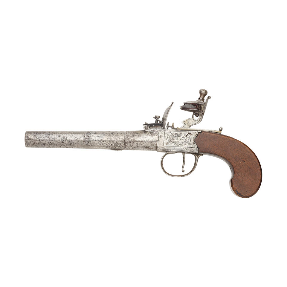A 28-Bore Flintlock Box-Lock Pocket Pistol