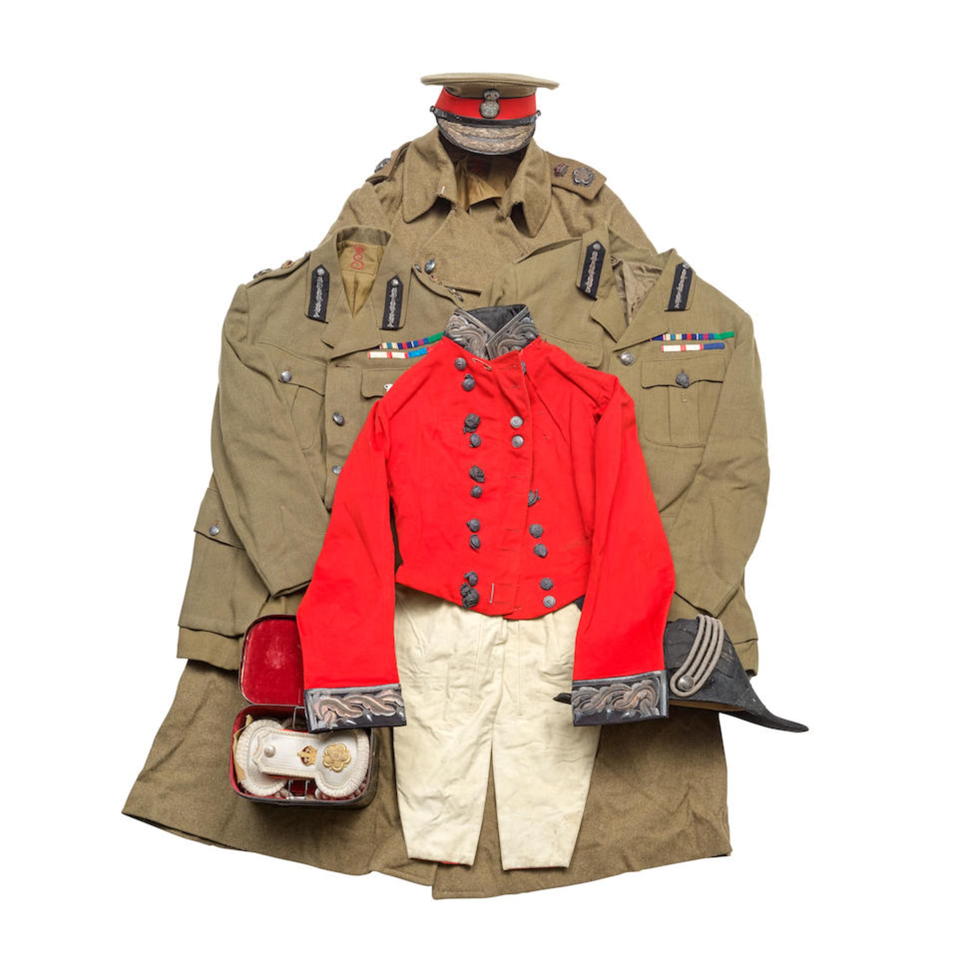 Various Items Of Uniform Relating To The 5th And 6th Earls Spencer As Lord Lieutenants