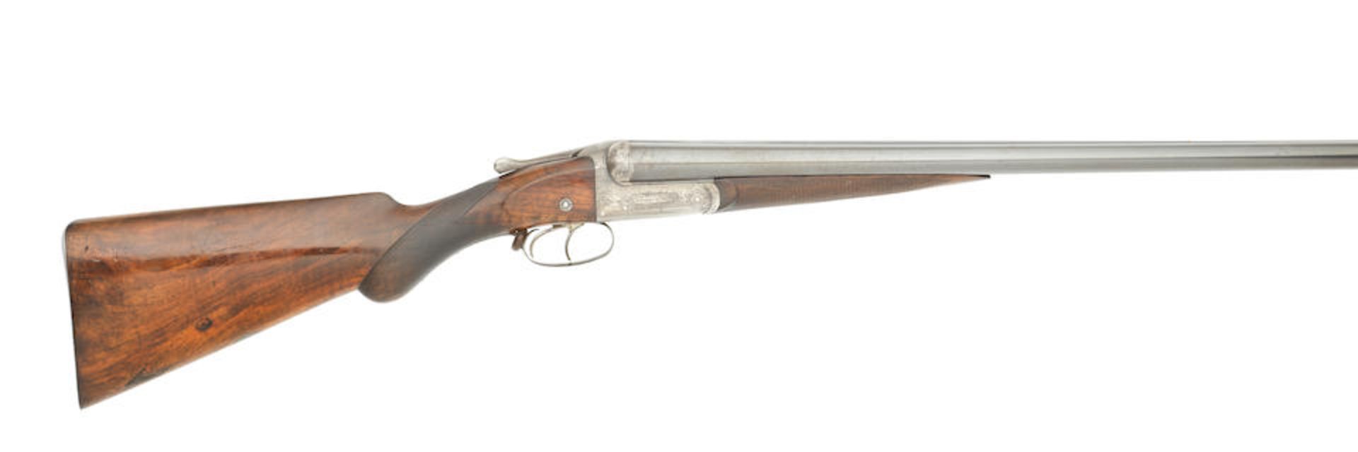 A 12-bore boxlock non-ejector gun by W.W. Greener, no. 20246 In a canvas case with W.W. Greener ...