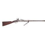 A Liège .850 (8-Bore) Percussion 1831 Model Breech-Loading Wall Or Rampart Rifle