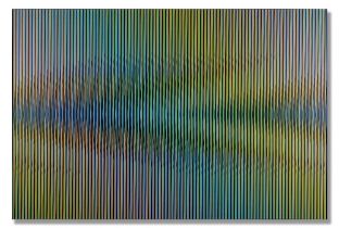 CARLOS CRUZ-DIEZ (1923-2019) Induction Chromatique &#225; Double Fr&#233;quence Montalb&#225;n 1...