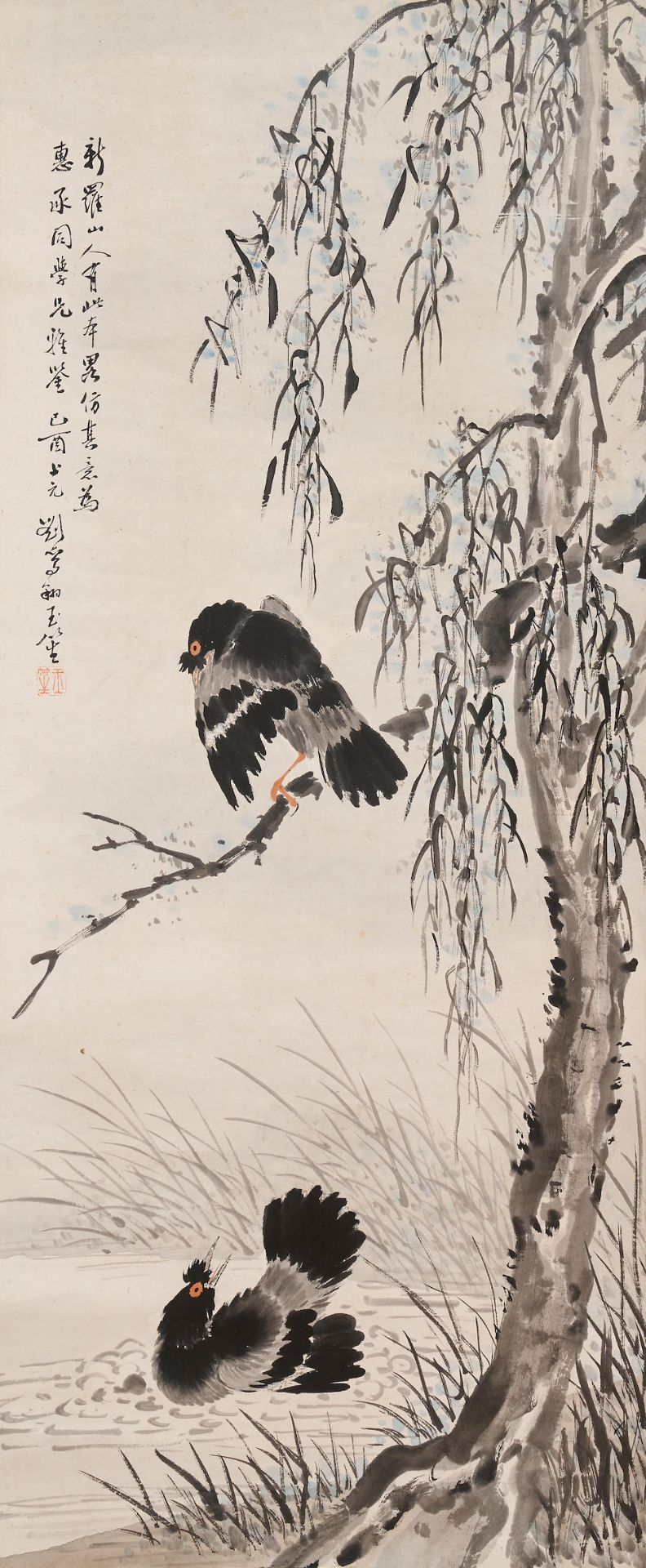 Liu Luanxiang (1848-1923) Birds and Willows