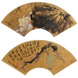 After Li Shan (1686-1762) and Huang Shen (1687-1772) Lotus and Plum (2)