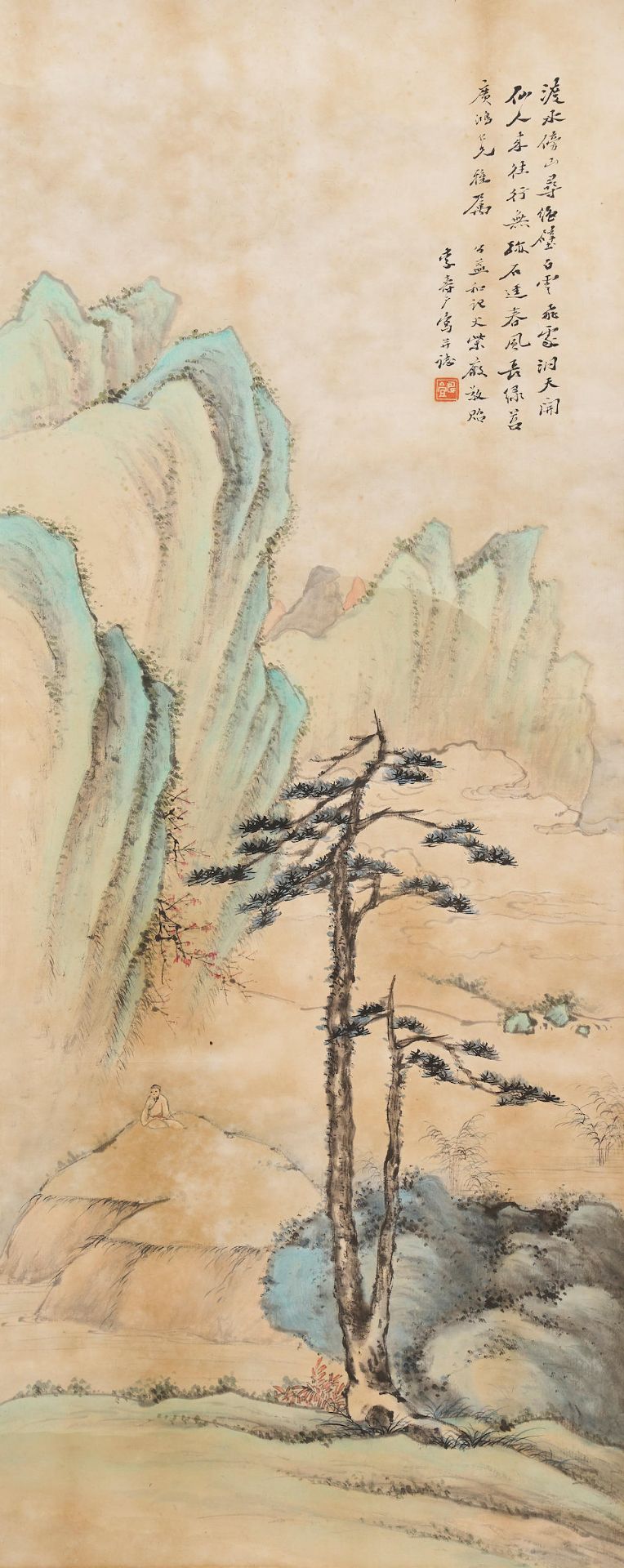 Li Shouguang (19th/ 20th century) Landscape in Green