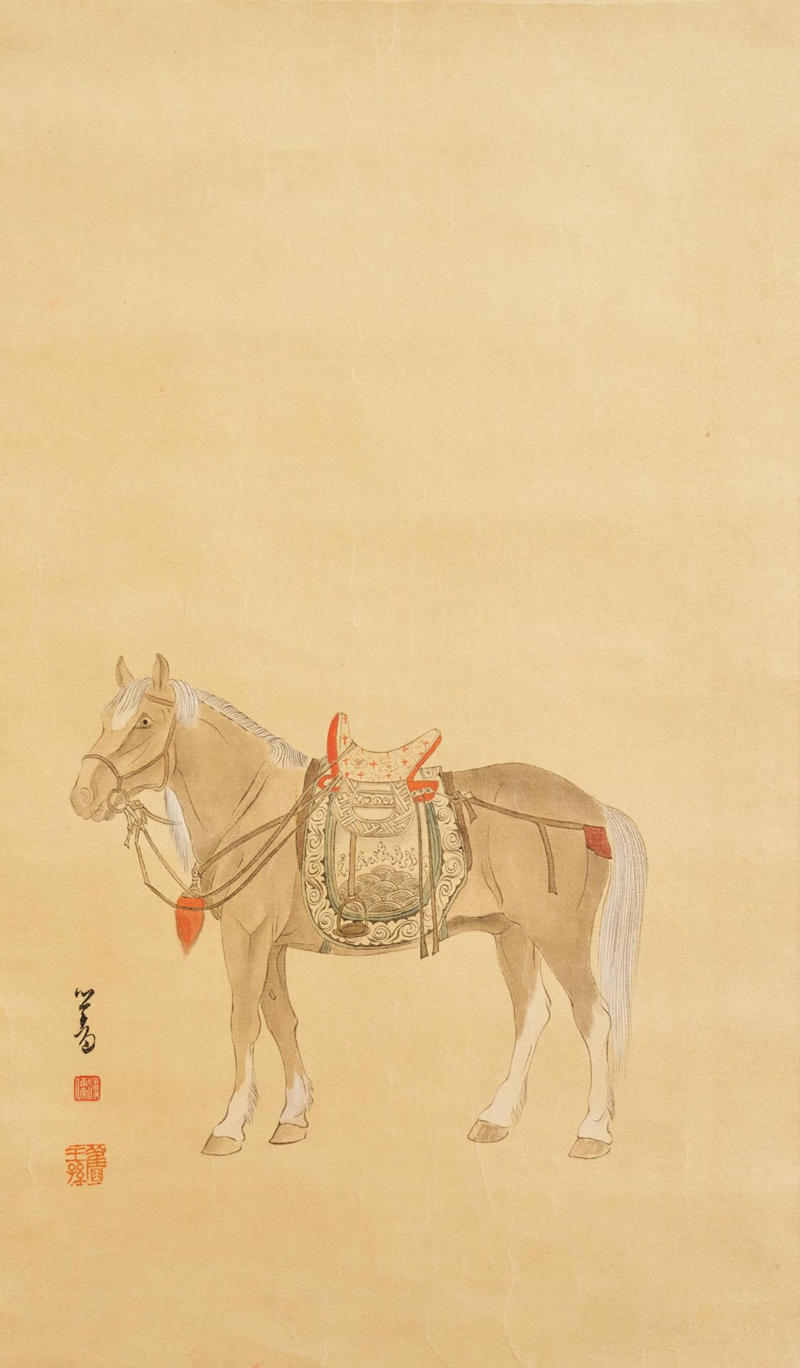 Attributed to Pu Ru (1896-1963) Horse