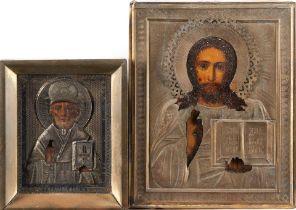 TWO SMALL RUSSIAN ICONS