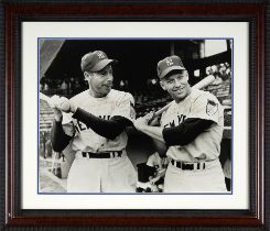 MICKEY MANTLE AND JOE DIMAGGIO AUTOGRAPHED PHOTOGRAPH