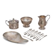 FOUR PIECES OF STERLING SILVER HOLLOWWARE