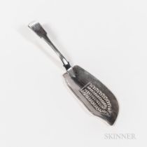 GEORGIAN STERLING SILVER FISH SERVER