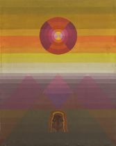 But Muchtar (Indonesian, 1930-1993) Pyramid, Sphinx, and the Sun