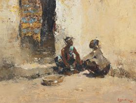 Gerard Pieter Adolfs (Dutch, 1897-1968) No. 161 - Kampong, Java