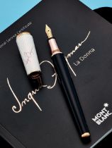 [NO RESERVE] MONTBLANC | INGRID BERGMAN LA DONNA, REF.104905, A SPECIAL EDITION LACQUER AND RESI...