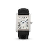 CARTIER | TANK SOLO XL, REF.3800, A STAINLESS STEEL WRISTWATCH WITH DATE, CIRCA 2010
