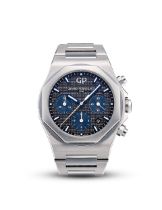 GIRARD-PERREGAUX | LAUREATO, REF.81020-11-631-11A, A STAINLESS STEEL CHRONOGRAPH BRACELET WATCH ...