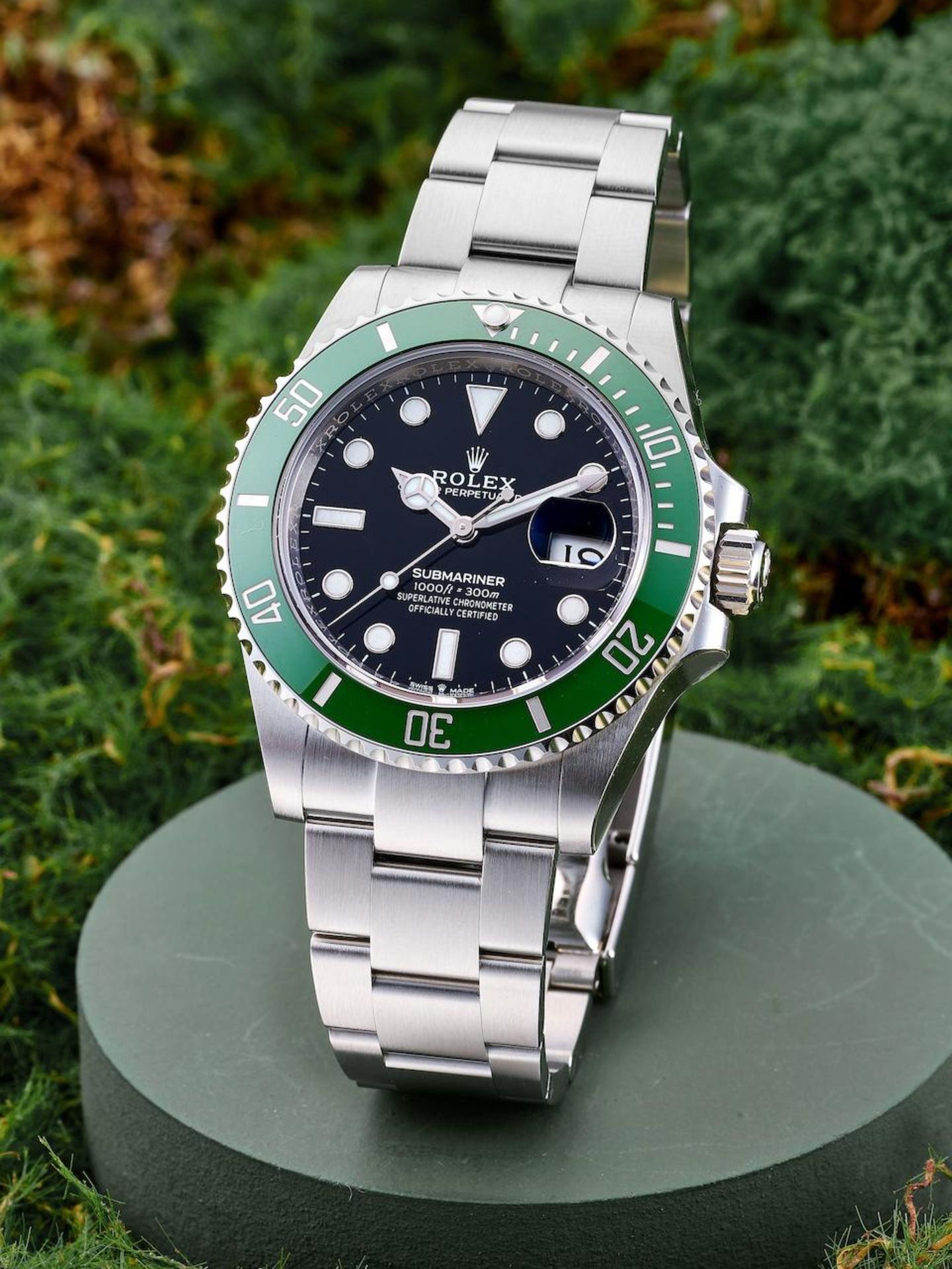 ROLEX | SUBMARINER 'STARBUCKS', REF.126610LV, A BRAND NEW STAINLESS STEEL BRACELET WATCH WITH DA...