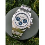 AUDEMARS PIGUET | ROYAL OAK, REF.26315ST, A RARE BRAND NEW DISCONTINUED STAINLESS STEEL CHRONOGR...