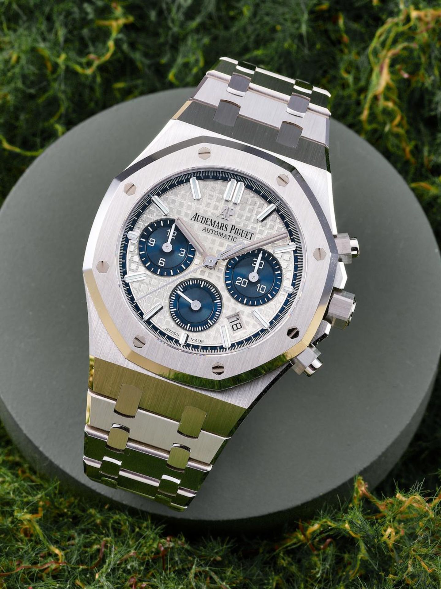 AUDEMARS PIGUET | ROYAL OAK, REF.26315ST, A RARE BRAND NEW DISCONTINUED STAINLESS STEEL CHRONOGR...